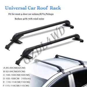 Quality A - F Style Black / White Color Roof Rack Bar Aluminum Alloy For 4x4 Offroad Pickup wholesale