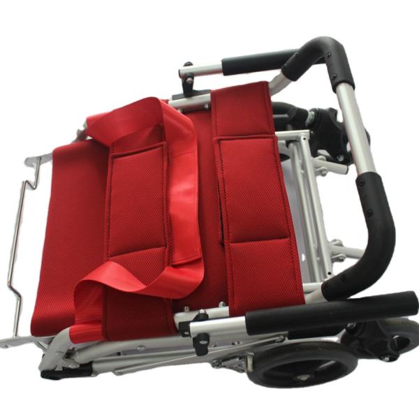 Aluminum Alloy 120kg Fold Up Motorized Electric Wheelchair Foldable Lightweight