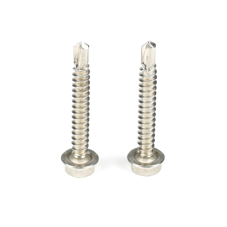 Installation Stainless Steel Hex Washer Head Self Drilling Screw Sus304 Tapping Screws