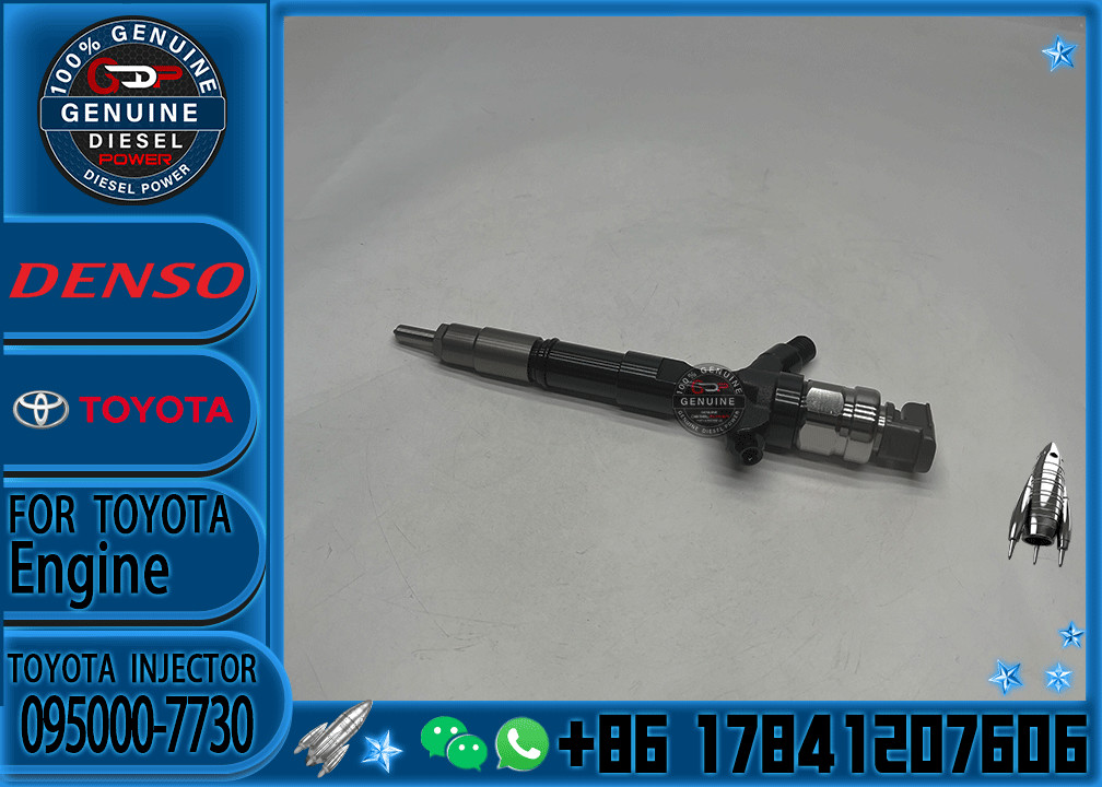 Fast Delivery Common Rail Fuel Injector 095000-7730 Diesel Fuel Injection Nozzle 23670-39295 23670-30320 For Toyota