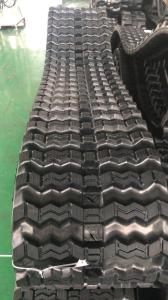 Quality 320x86x55/400x86x55/450x86x55 Zigzag Pattern Skid Steer Loader Rubber Track wholesale