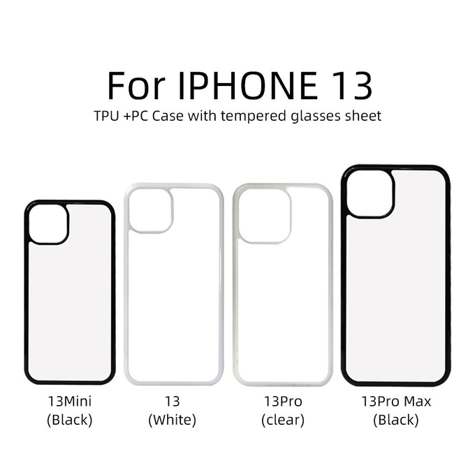 Custom Sublimation Tempered Glass Phone Cases For IPhone 15 16 Pro Max Plus