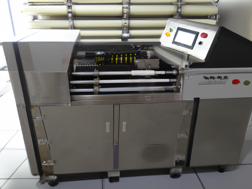 Smaller Roll KR-XJD60-A Slitting Machine With PLC Core Components