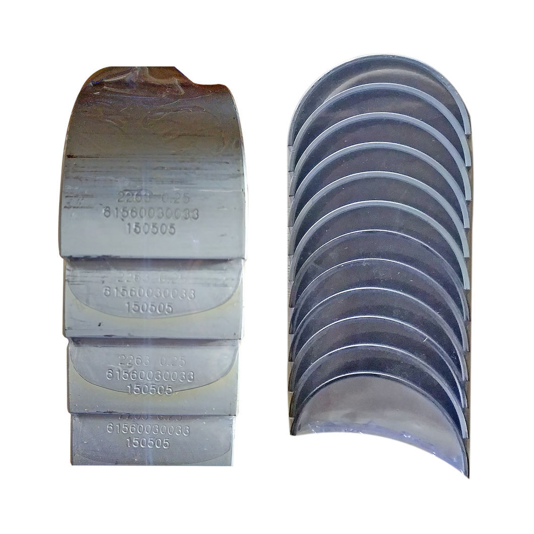 Weichai Con Rod Bearing 612600030020 61560030033 +0.25 for Engine Wd615 Wd10 Wd12