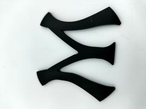 Quality Inkjetprinting Custom Logo Label Stickers PVC Material Viscose Shape wholesale