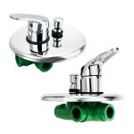 Chemical Resistant Polypropylene PPR Water Mixer Valve Temperature Up To 95.C