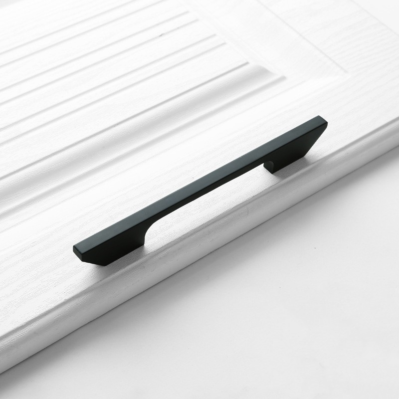 Classic Wardrobe Handles Black Gold 1000mm Decoration Long For Bedroom​