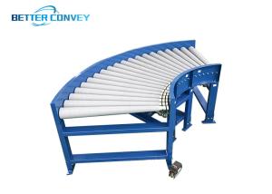 Quality Industrial Flat Aluminium PVC Curve Conveyor roller wholesale