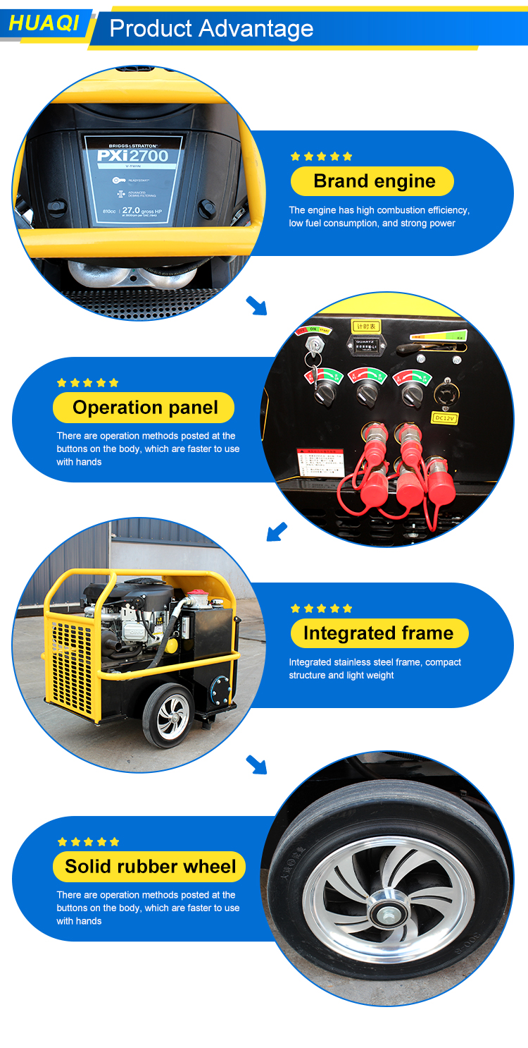 Start Mode Electric Start Optional Hydraulic Control System Hydraulic Power Unit