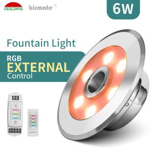 Quality SS316L DC24V Led Underwater Fountain Lights RGB Color 6W wholesale