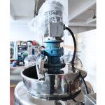 1.5KW Hand Sanitizer Production Equipment , 2 Jackets Homogenizer Mixer For
