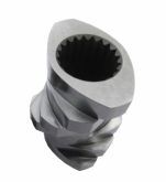 Rectangle Spline Extruder Screw Elements 38CrMoAla Material For Plastic Machine