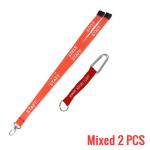 Personalized Promotional Gifts Polyester Woven Ribbon Tape Wrist Lanyard