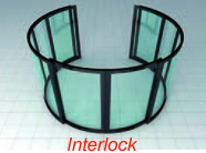 Automatic curved sliding door