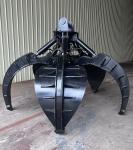Factory Orange Peel Grab Excavator Rock Grapple, Excavator Grab Thumb Bucket