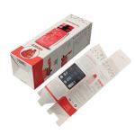 Custom Tuck Top Boxes Uncoated Kraft E Flute Water Bottle Packaging Box