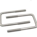 Anti Rust A2-70 A4-80 316 Stainless Steel Square U Bolts Bright Finish