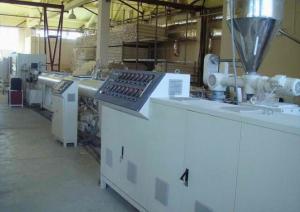 PVC Flexible Plastic Pipe Extrusion Line / Twin Screw hose pipe Making Machine
