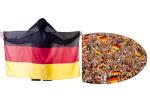 Low MOQ Flag Cape Custom Logo , Promotional Polyester Football Fan Cape