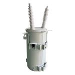 75KVA Single Phase Pole Mounted Transformer Oil Liquid 34500V To 120V