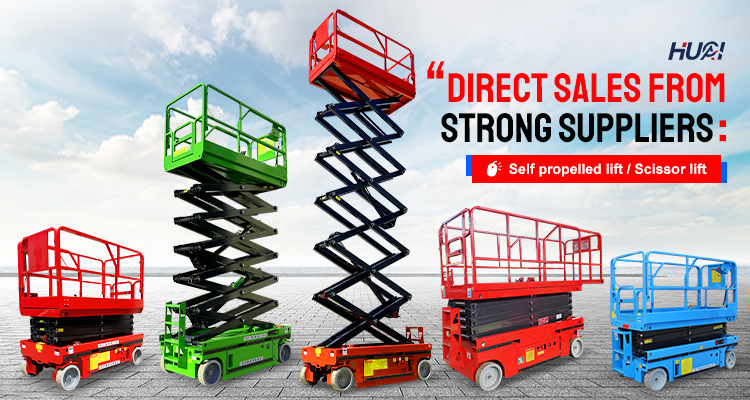 48V/4.0kw Lifting Oil Pump Motor Power Aerial Working Platform for Easy Maneuvering