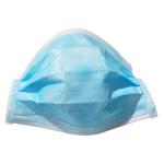 Blue White Dental Disposable Surgical Face Mask With Adjustable Nose Piece