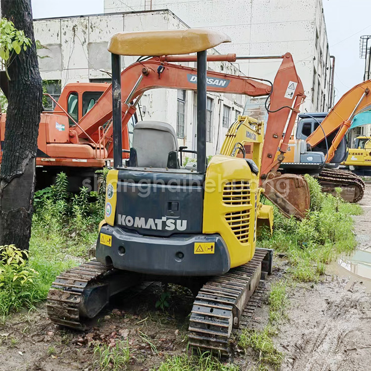 Second-hand Komatsu PC35 Excavator Original from 0.11m3 Bucket Capacity