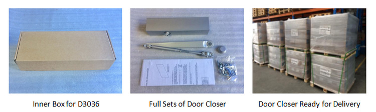 Fire Rated Heavy Duty Door Closer , Eurospec Parallel Arm Door Closer