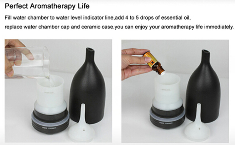 DC 24V 650mAh Ultra Quiet Ceramic Aroma Diffuser