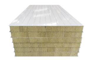 Quality Sandwich Panel Rockwool Exterior Insulation Board 48kg/M3 wholesale