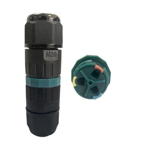 Soldering / Screw Fitting Waterproof Circular Connector 4 Pin Male Female