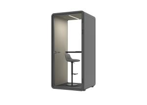 Quality Indoor Acoustic Office Pods Removable Soundproof Single Phone Booth wholesale