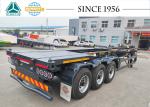 Skeletal Semi Trailer Tri Axle Container Trailer For Sale Container Semi Trailer