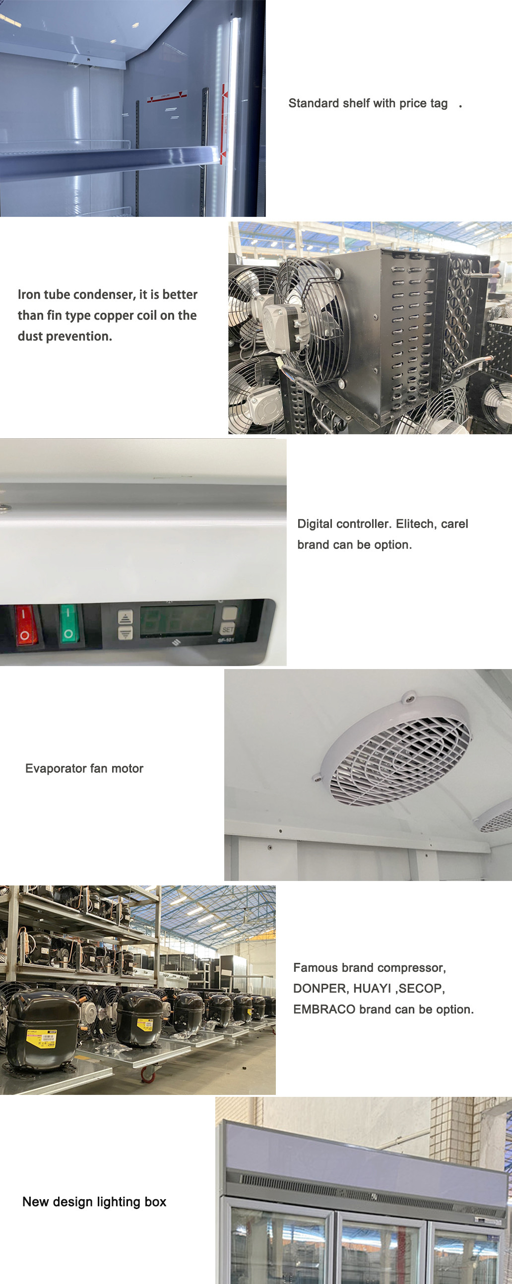 Refrigeration Single Glass Door Vertical Beverage Refrigerator