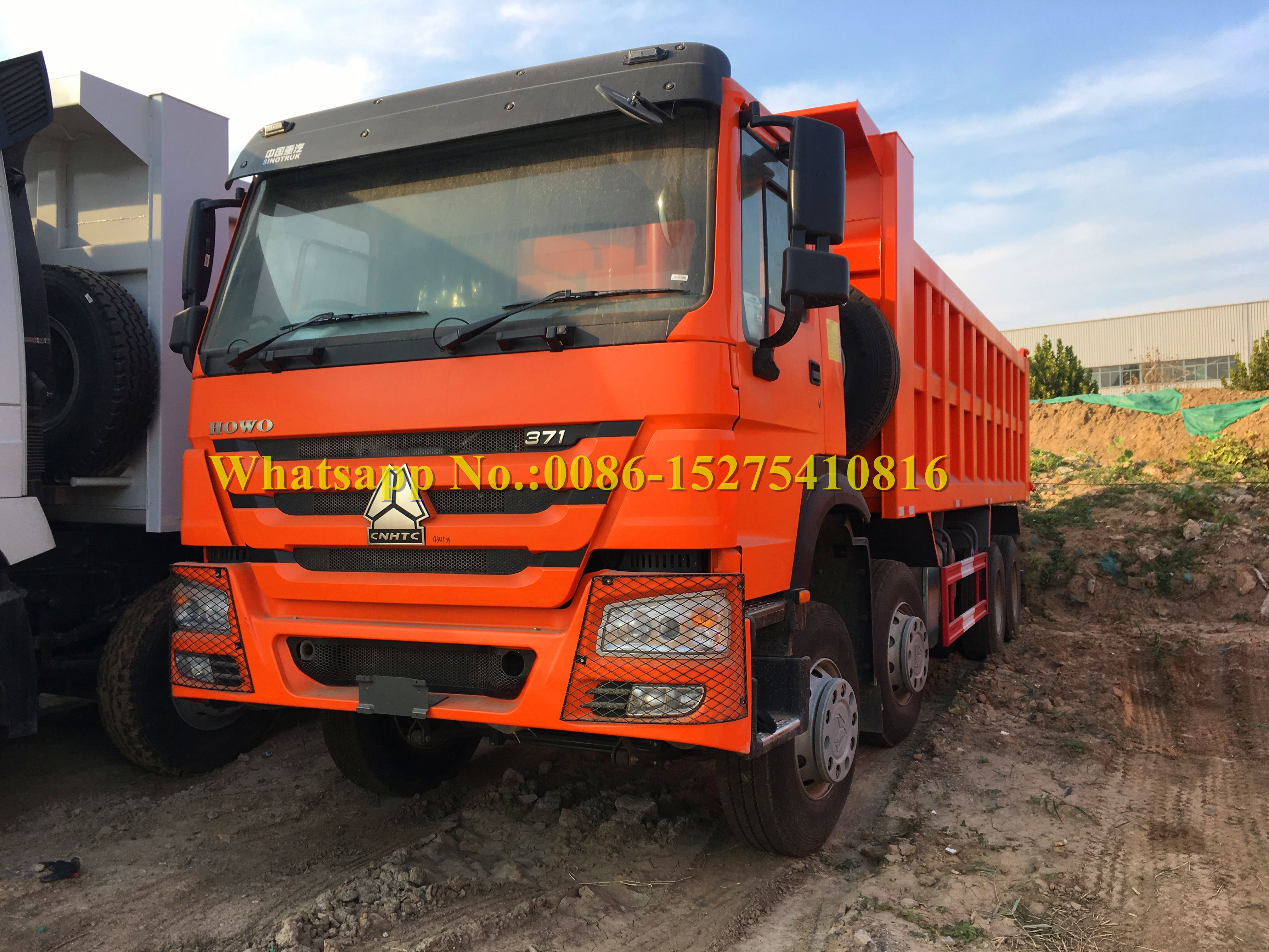 SINOTRUCK HOWO 371/420 hp 8x4 12 wheeler Heavy Duty Mining Dump/ Dumper/Tipper Truck For Transporting sand stone mines