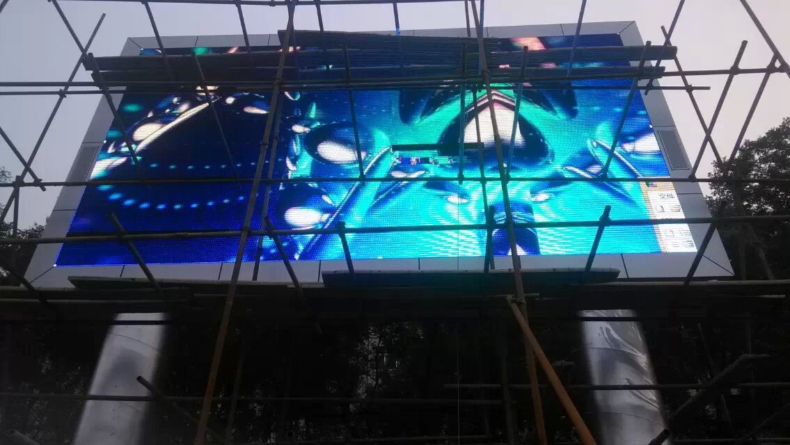 Advertising Rental full color led signs outdoor usb / wifi / 3g / 4g Control System