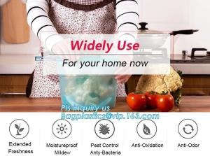 Quality Reusable Leakproof Zipper Preservation Airtight sandwich Zip lockk Cooking Fresh Zip Large Silicone Storage Food Bags With wholesale