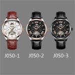 Crystal Diamond Leather Wrist Watch Luminous Moonphase Automatic Watch