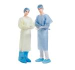 125x145cm Disposable CPE Gown , Surgical Plastic Gown AAMI Level 4