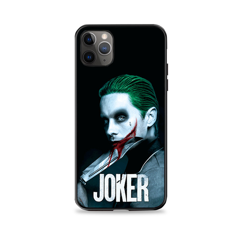 Custom Joker Design Lenticular Phone Case , 3D Silicone Flip Mobile Phone Cases