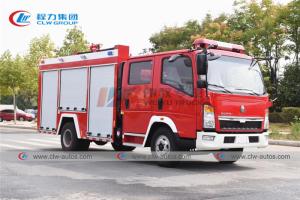 Quality Howo 3000L Water Foam Tank Firefighting Apparatus wholesale