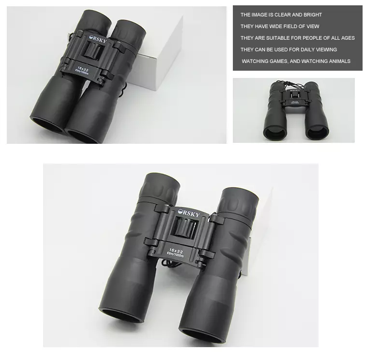 10x25 Binocular folding High Definition for Bird Watching
