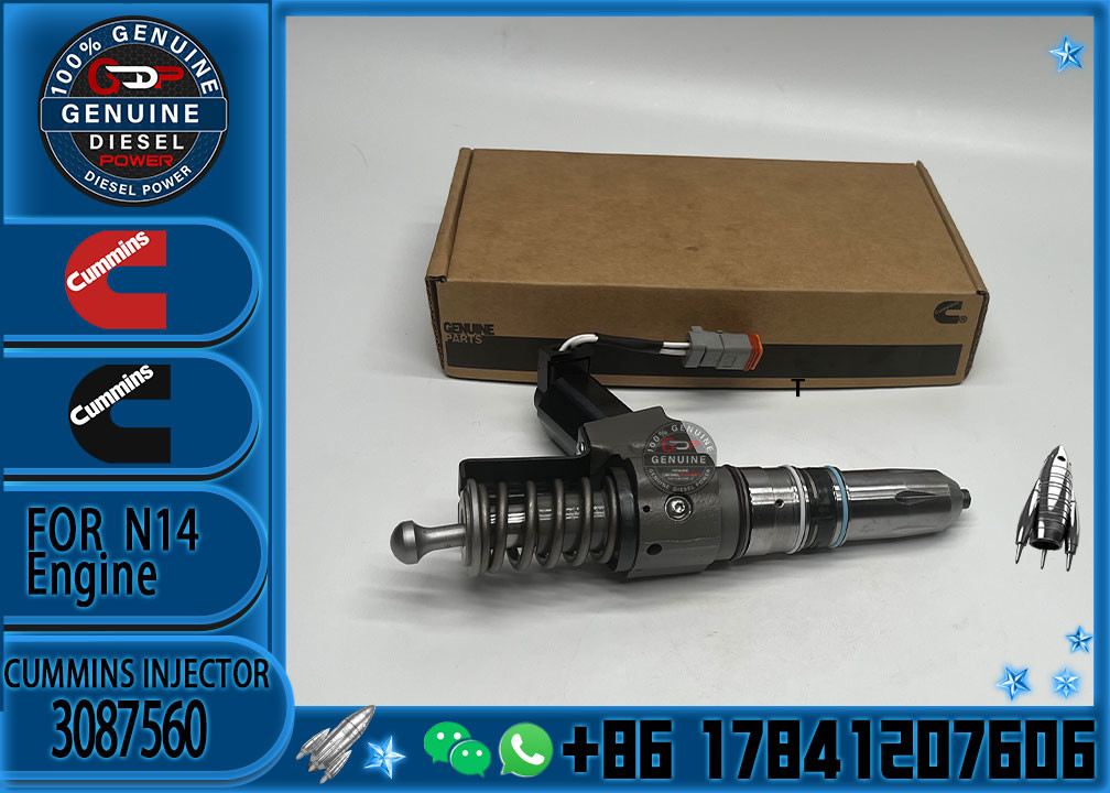 N14 Series Engine Common Rail Fuel Injector 4307516 3411691 3087560 3411765 for Cummins