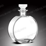 Clear Oval Empty Whiskey Glass Bottles 750ML