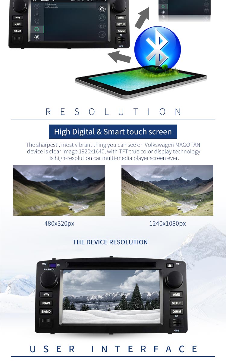 Radio GPS Navigation Android Car DVD Player With Android 7.1 SD USB Stereo