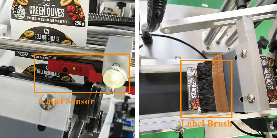 Flat Bag Pouch Label Applicator Square Plane Hand Sanitizer Bottle Labeling Sticker Machine
