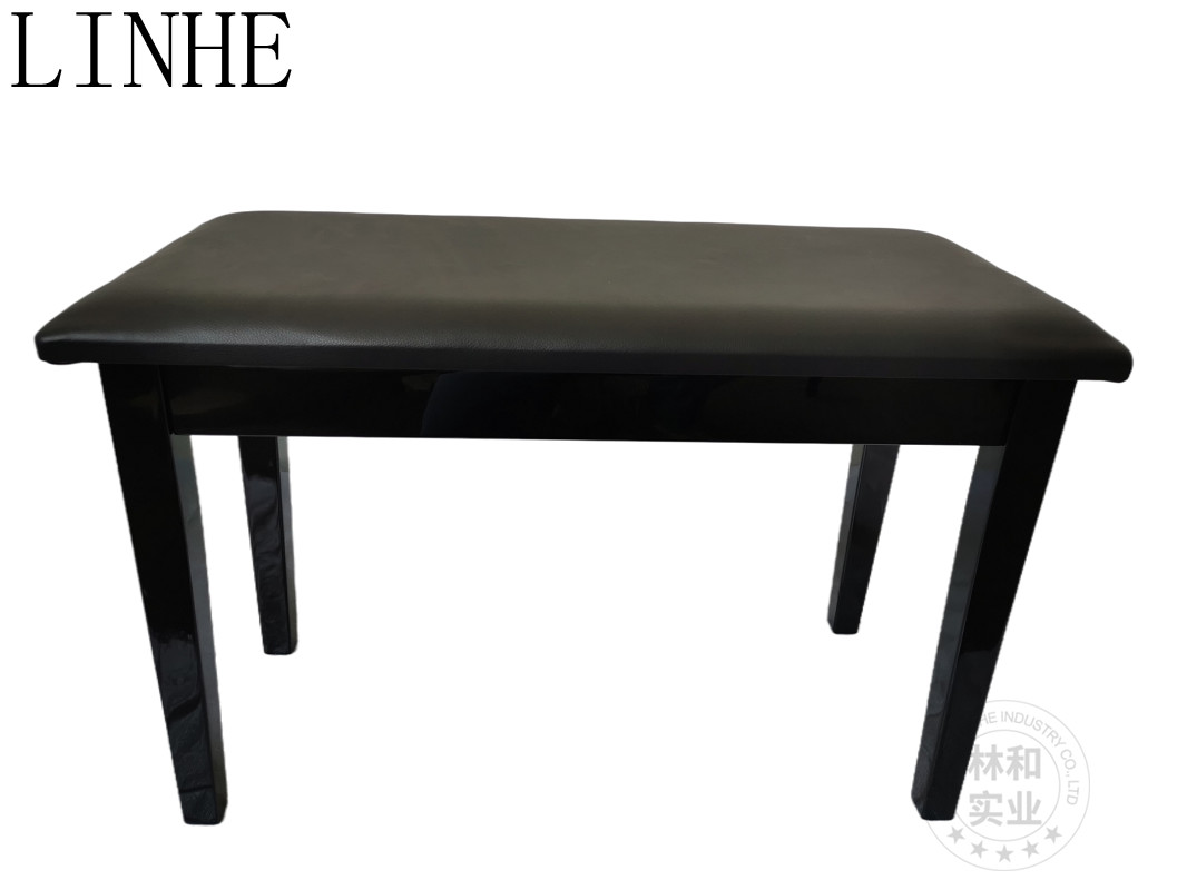 EASTONY Padded wooden Artist piano bench The net size and height of the single lifting stool with box can be adjusted