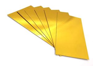 Quality Grey Back Cake Boards Metalized Shiny Laminated Gold Foil Paper wholesale