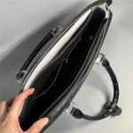 Authentic Crocodile Belly Skin Businessmen Briefcase Working Handbag Genuine