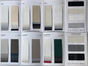 Quality 5% Openness PVC Coated Fiberglass Sunscreen Fabric For Exterior Roller Blinds wholesale